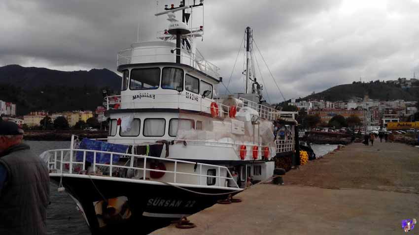 Bulancak İskelede gemiler