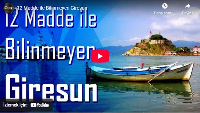 12 Madde ile Bilinmeyen Giresun