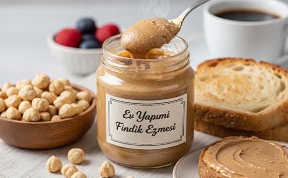 Ev Yapımı Fındık Ezmesi