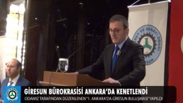 Giresun Bürokrasisi Ankara’da Kenetlendi