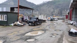 Giresun Belediyesi asfaltlama çalışmalarını sürdürüyor