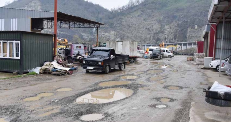 Giresun Belediyesi asfaltlama çalışmalarını sürdürüyor