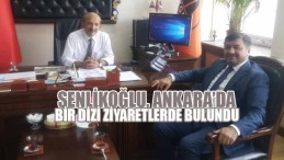 Şenlikoğlu, Ankara’da bir dizi ziyaretlerde bulundu