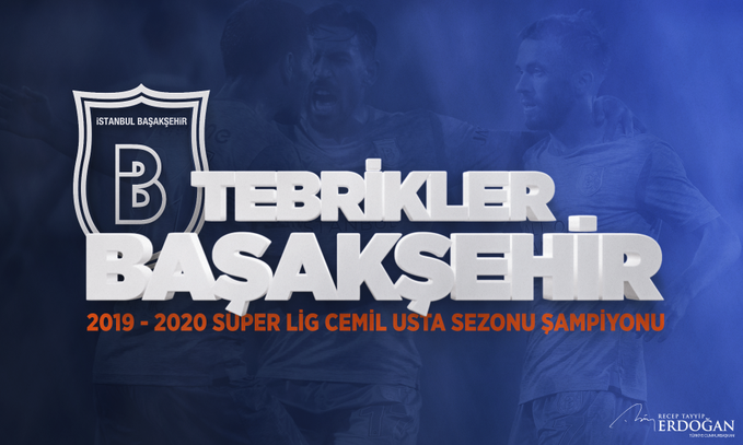 Medipol Başakşehir Futbol Kulübü Şampiyon
