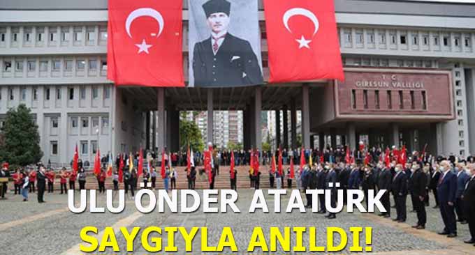 Ulu Önder Atatürk Saygıyla Anıldı