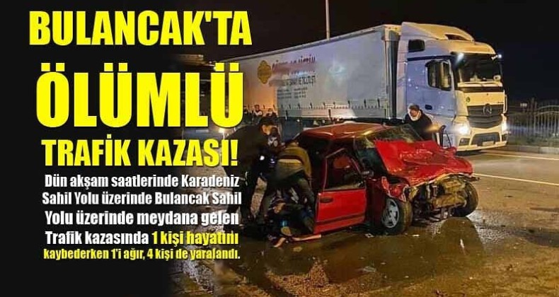 Bulancak’ta Ölümlü Trafik Kazası!
