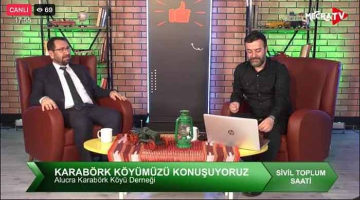 Karabörk Köyü Mecra Tv’de İzlenme Rekoru kırdı.