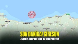 Karadeniz’de Giresun Açıklarında Deprem!