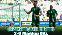 Giresunspor Çaykur Rizespor’u 2-0 Mağlup Etti.