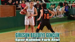 Giresun Belediye Gençlik Spor Kulübü Fark Attı!