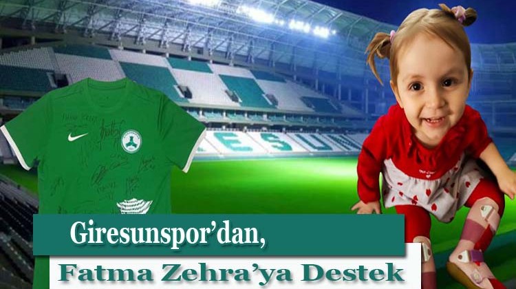 Giresunspor’dan, Fatma Zehra’ya Destek