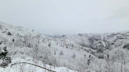 İnece Köyü’nden Kar manzaraları