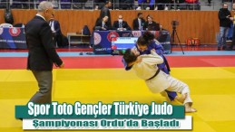 Spor Toto Gençler Türkiye Judo Şampiyonası Ordu’da Başladı