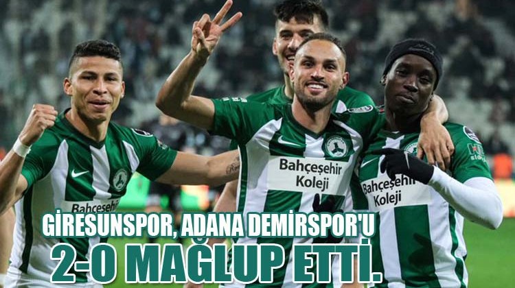 Giresunspor Süper Lig’de kalmayı garantiledi!