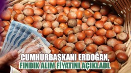 Cumhurbaşkanı Erdoğan, Fındık Alım Fiyatını Açıkladı.