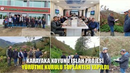 Karayaka Koyunu Islah Projesi Yürütme Kurulu Toplantısı Yapıldı