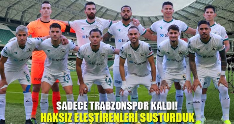 Sadece Trabzonspor Kaldı!