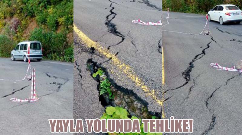 Yayla Yolunda Tehlike!