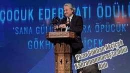 Yazar Gökhan Akçiçek Kahramanmaraş’ta Ödül Aldı