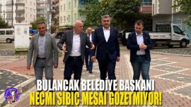 Bulancak Belediye Başkanı Necmi Sıbıç Mesai gözetmiyor