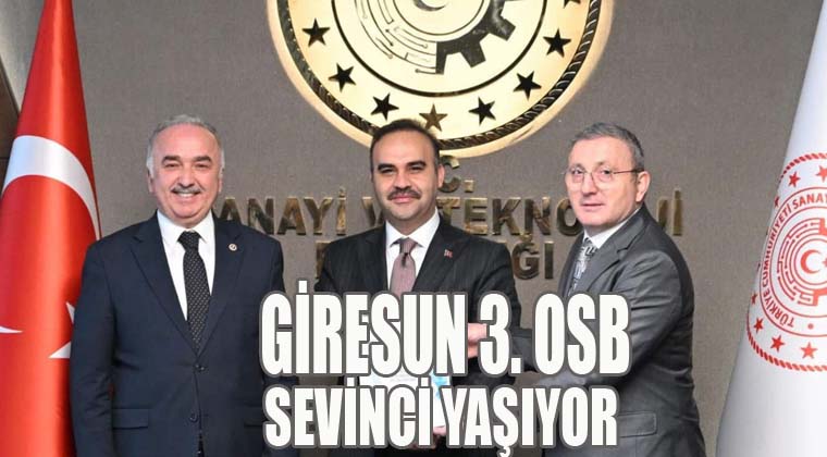 Giresun 3. OSB Sevinci Yaşıyor