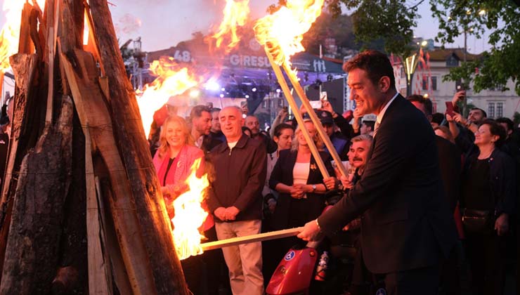 48. Uluslararası Aksu Festival Ateşi Yandı