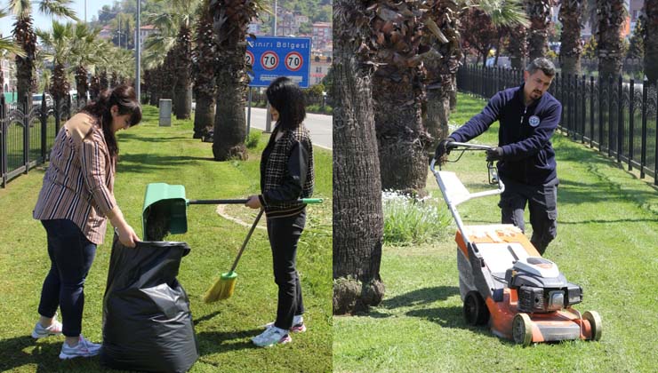 Giresun Belediyesi, Ot Biçme Ve Temizlik Çalışmalarına Hız Verdi.