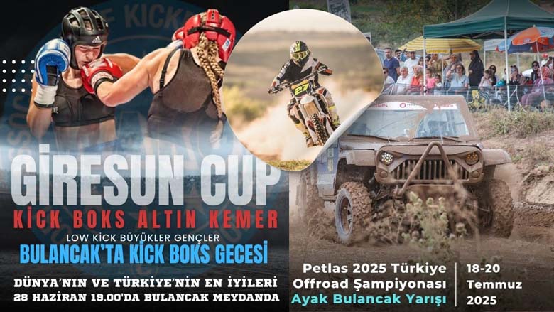 Bulancak, Kick Boks, Motofest ve Offroad Etkinliklerine Ev Sahipliği Yapacak.
