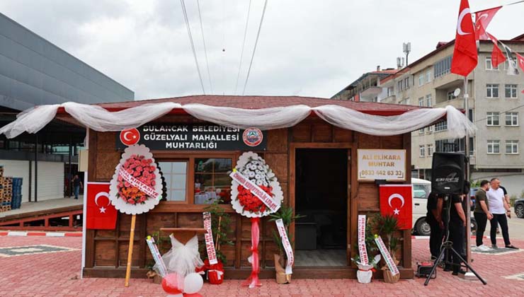 Güzelyalı Muhtarlık Evi Düzenlenen Törenle Hizmete Açıldı.