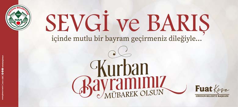 Başkan Köse’nin Kurban Bayramı Mesajı