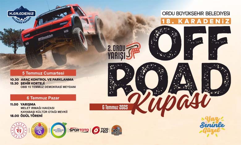 Off-Road Karadeniz Kupası Yarışları Ordu’da