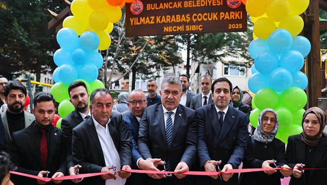 Yılmaz Karabaş Çocuk Parkı Törenle Açıldı