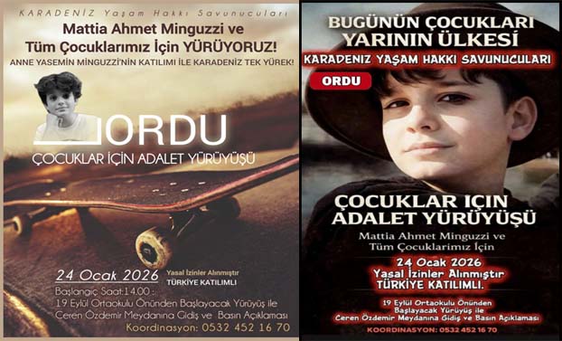 Çocuklar İçin Adalet: Ordu’dan Türkiye’ye Yayılan Yürüyüş