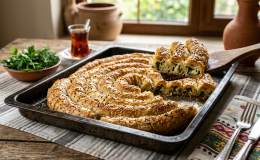 ​El Açması Çıtır Rulo Börek