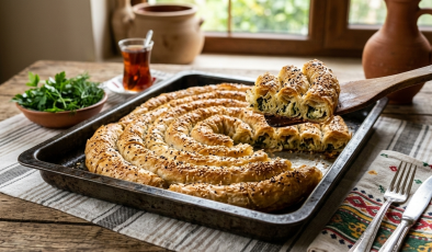 ​El Açması Çıtır Rulo Börek