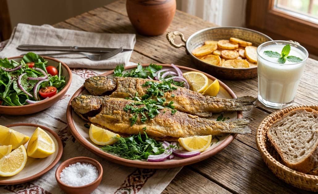 Mısır Unlu Alabalık Tava