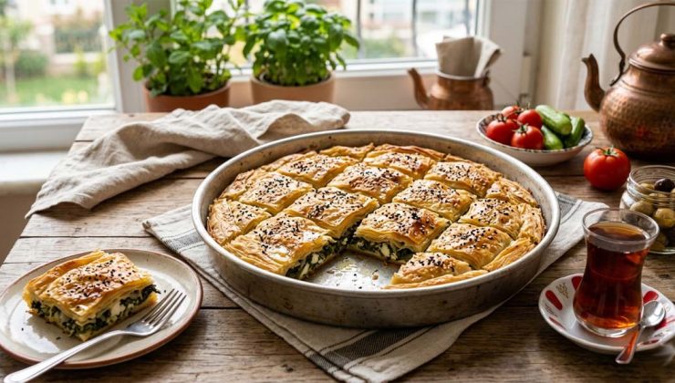 Ispanaklı Tepsi Böreği