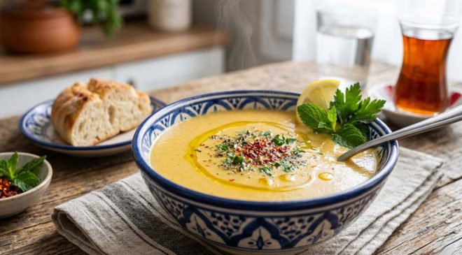 Sütlü Mercimek Çorbası Tarifi