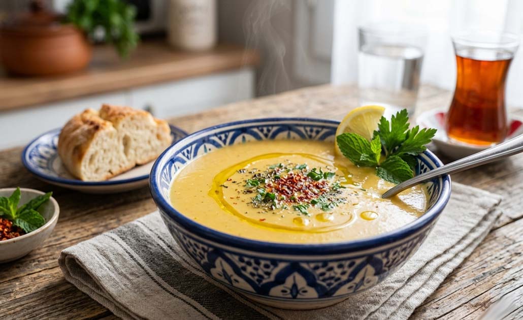 Sütlü Mercimek Çorbası Tarifi