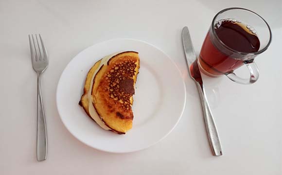 Mısır Unlu ve Yoğurtlu Omlet