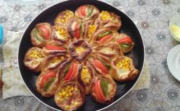 Çiçek Pizza-Poğaça Tarifi