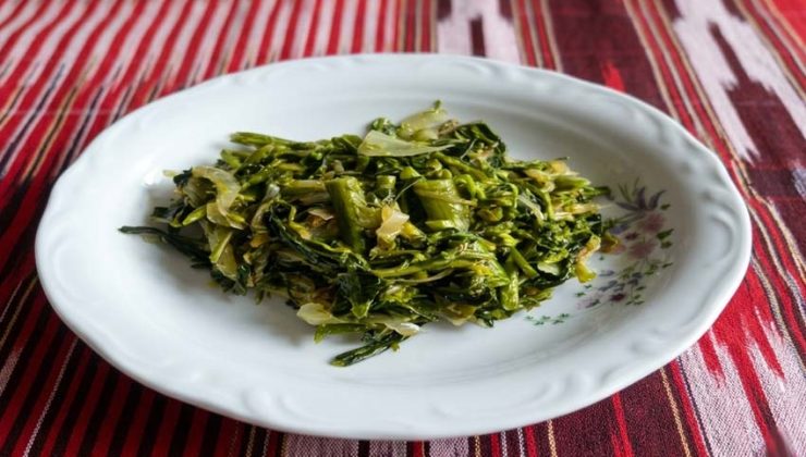 Pancar Çiçeği (Pürcek) Kavurması